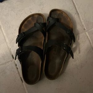 Black Strappy Sandals